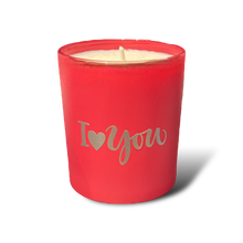 Load image into Gallery viewer, Soy Wax Scented Candle - Valentines - I Love You
