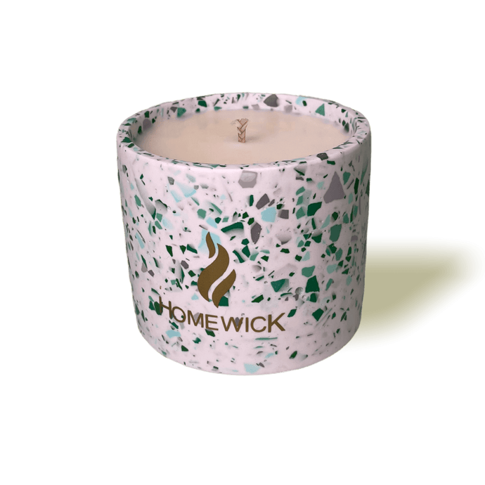 Soy Wax Scented Candle - Medium - Terrazzo - Homewick