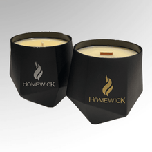 Load image into Gallery viewer, Soy Wax Scented Candle - Geometric - Black - Homewick
