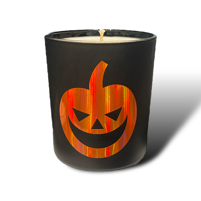 Soy Wax Scented Candle - Halloween - black