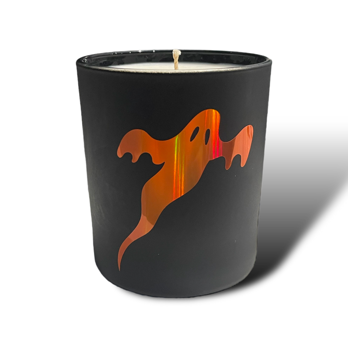 Soy Wax Scented Candle - Ghost - black