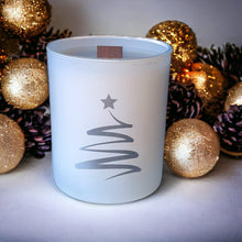 Load image into Gallery viewer, Soy Wax Scented Candle - Christmas Tree - white
