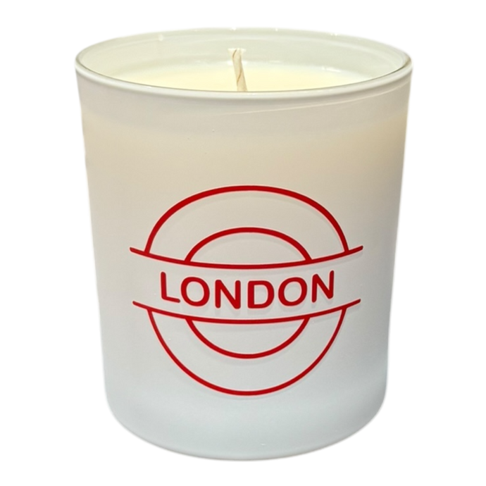 Soy Wax Scented Candle - London - white