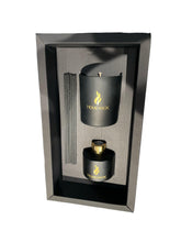 Load image into Gallery viewer, Soy Wax Scented Candle &amp; Diffuser Gift Set - Black - Homewick
