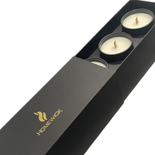 Load image into Gallery viewer, Soy Wax Scented Candle Trio - Gift Set - Black - Homewick
