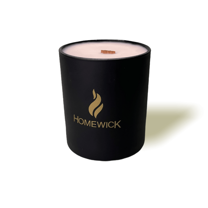 Soy Wax Scented Candle - Medium - Black - Homewick
