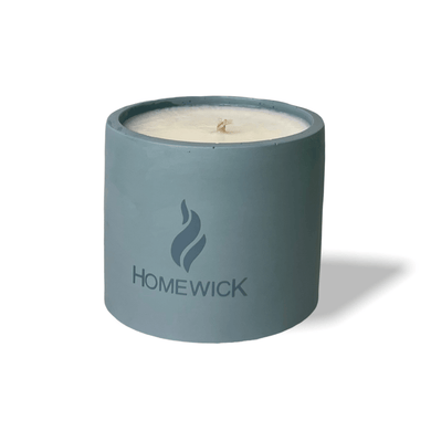 Soy Wax Scented Candle - Medium - Pastel Blue - Homewick