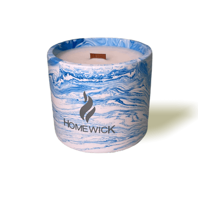 Soy Wax Scented Candle - Medium - Marble - Homewick