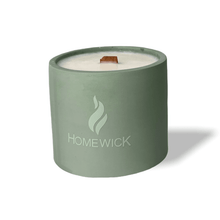 Load image into Gallery viewer, Soy Wax Scented Candle - Medium - Pastel Green - Homewick
